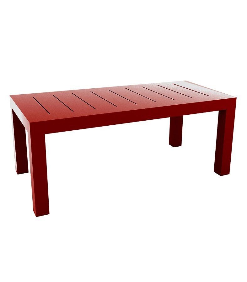 Vondom Jut Table 180X90X75 - Lacquered Red--24