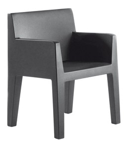 Vondom Jut Armchair - Basic Anthracite--6