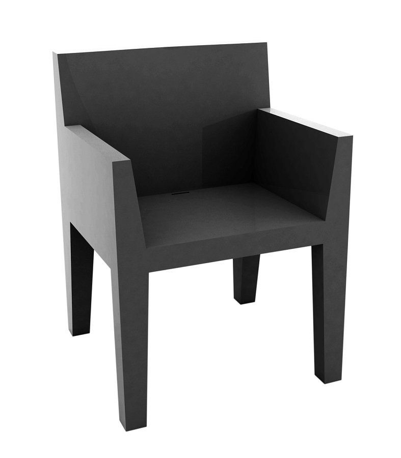 Vondom Jut Armchair - Lacquered Anthracite--17