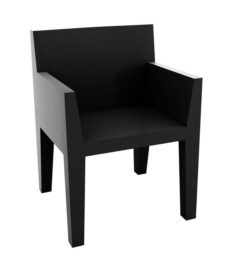 Vondom Jut Armchair - Lacquered Black--24