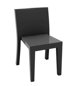 Vondom Jut Chair - Lacquered Anthracite--20