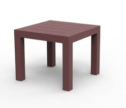 Vondom Jut Table 90X90X75-Basic-Purjai Red--0