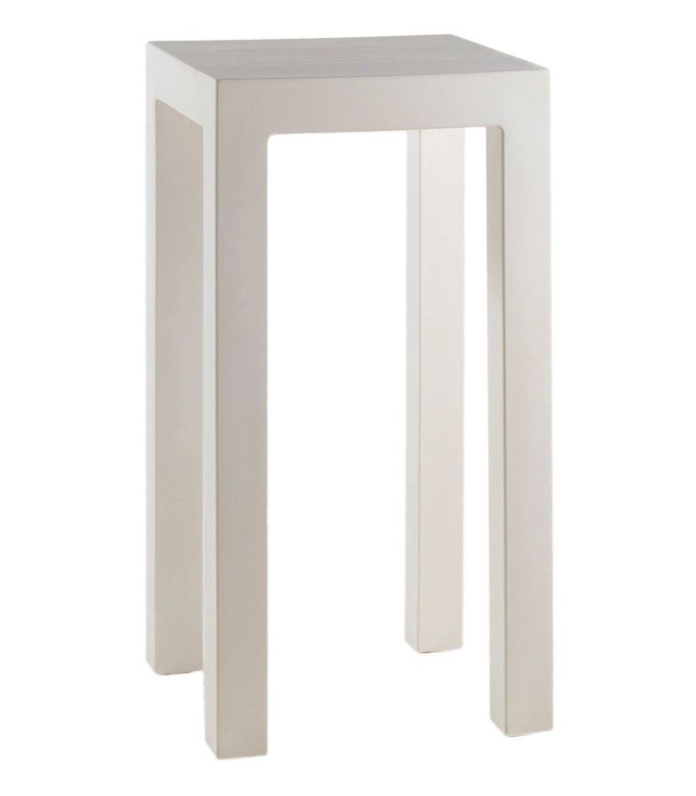 Vondom Jut Bar Table 50X50X100 - Basic White--4