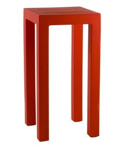 Vondom Jut Bar Table 50X50X100 - Basic Red --12