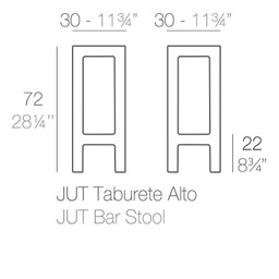 Vondom Jut Bar Stool--2