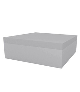 Vondom Quadrat Ottoman 120X120X40 - Basic Steel--1