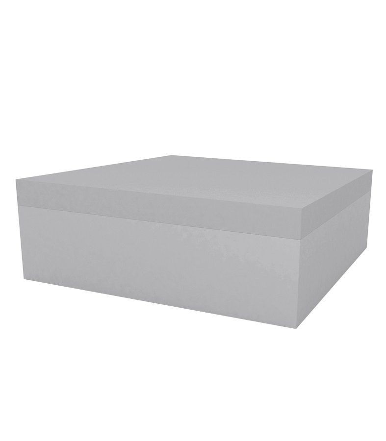 Vondom Quadrat Ottoman 120X120X40 - Basic Steel--1