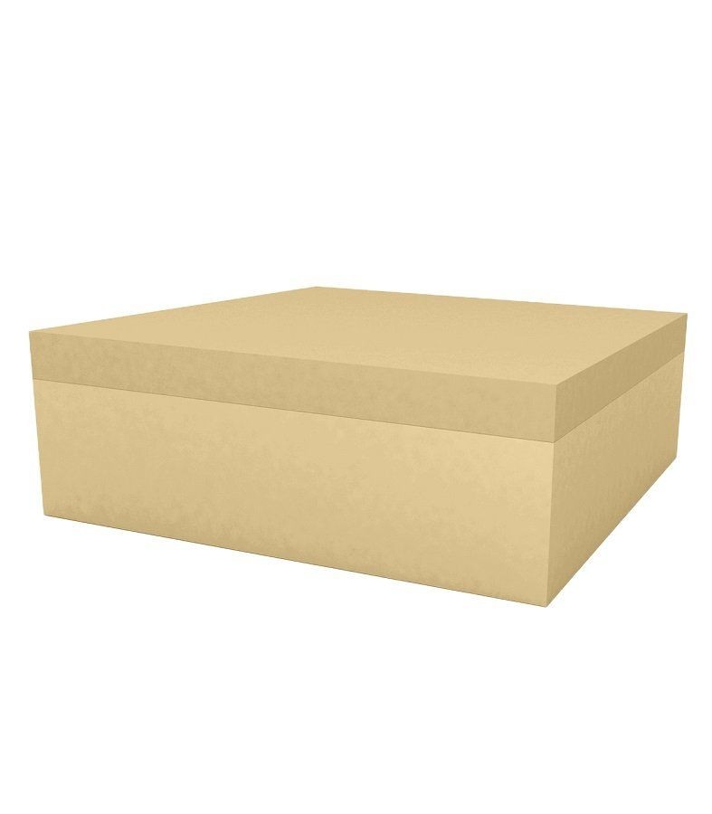 Vondom Quadrat Ottoman 120X120X40 - Basic Beige--3