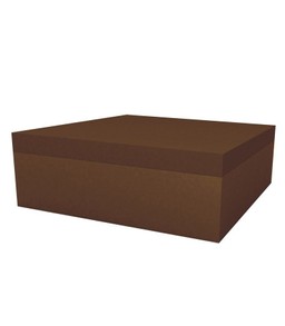 Vondom Quadrat Ottoman 120X120X40 - Basic Bronze --6