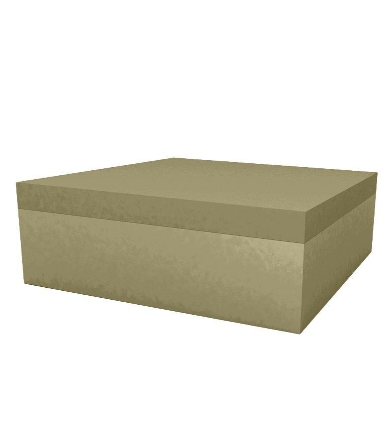 Vondom Quadrat Ottoman 120X120X40 - Basic Kaki--9