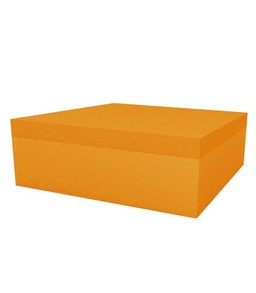 Vondom Quadrat Ottoman 120X120X40 - Basic Orange--8