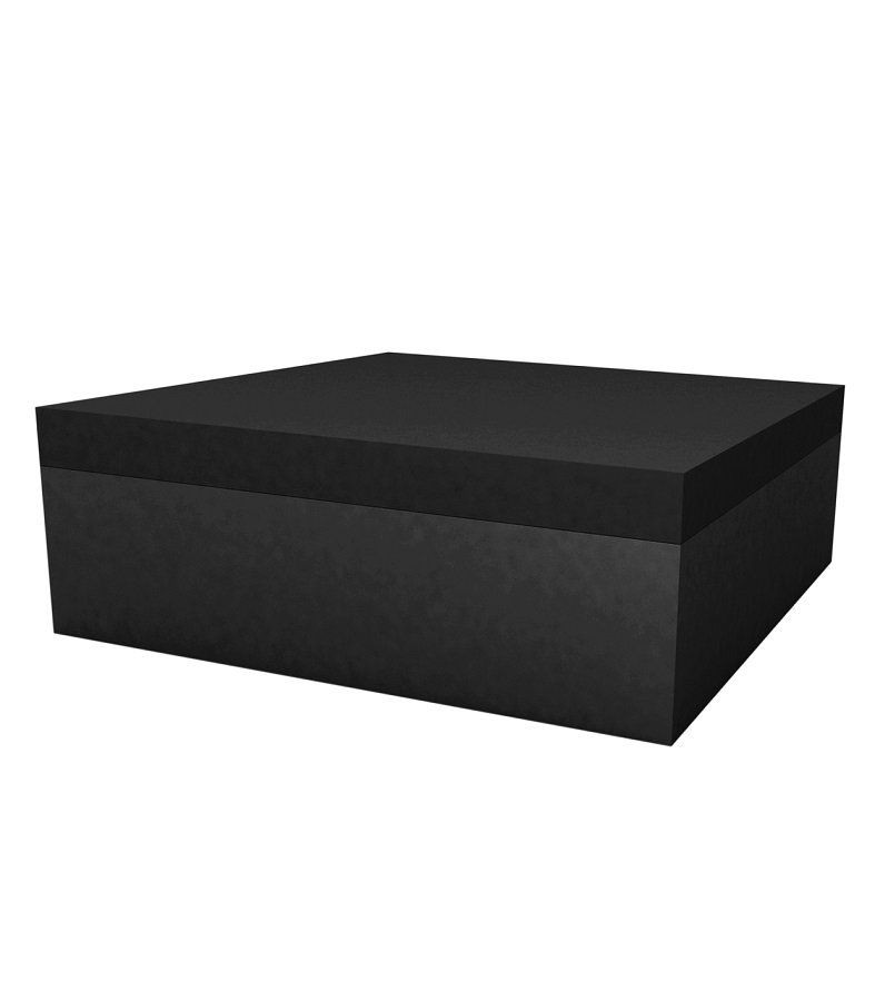 Vondom Quadrat Ottoman 120X120X40 - Basic Black--10