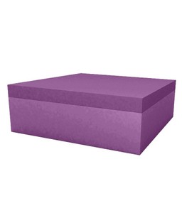 Vondom Quadrat Ottoman 120X120X40 - Basic Plum--13