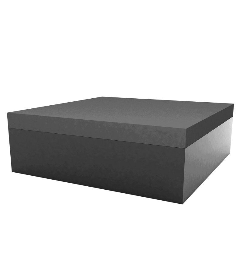 Vondom Quadrat Ottoman 120X120X40 - Lacquered Anthracite--17