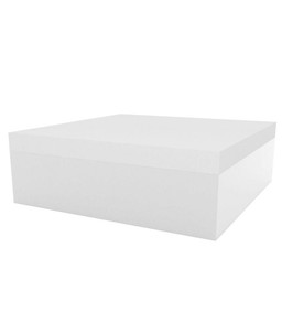 Vondom Quadrat Ottoman 120X120X40 - Lacquered White--20