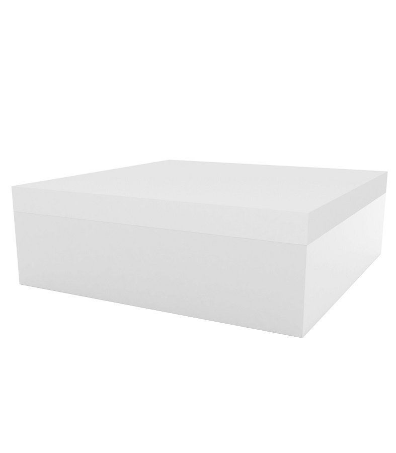 Vondom Quadrat Ottoman 120X120X40 - Lacquered White--20