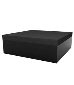 Vondom Quadrat Ottoman 120X120X40 - Lacquered Black--25