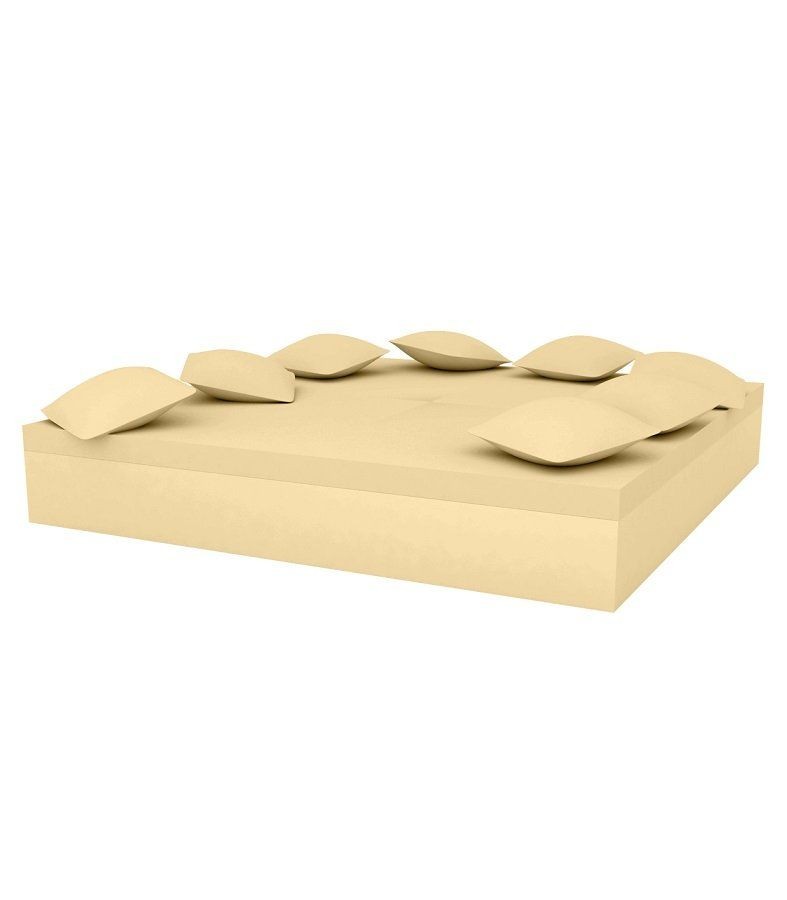 Vondom Quadrat Bed 240X240X40  - Basic Beige--3