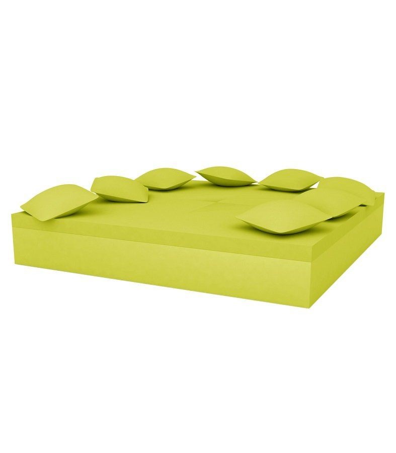 Vondom Quadrat Bed 240X240X40  - Basic Pistachio--11