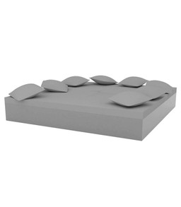 Vondom Quadrat Bed 240X240X40  - Lacquered Steel--16