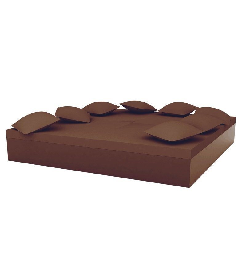 Vondom Quadrat Bed 240X240X40  - Lacquered Bronze--20