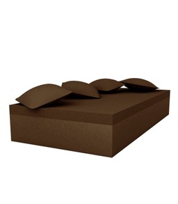 Vondom Quadrat Bed 240X120X40  - Basic Bronze --6