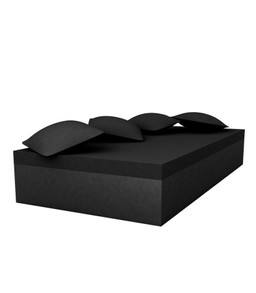 Vondom Quadrat Bed 240X120X40  - Basic Black--11