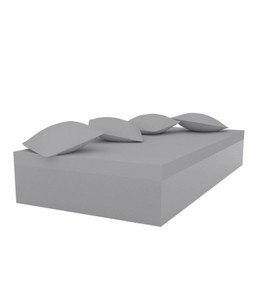 Vondom Quadrat Bed 240X120X40  - Lacquered Steel--17