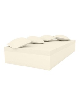 Vondom Quadrat Bed 240X120X40  - Lacquered Ecru--21