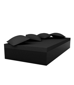 Vondom Quadrat Bed 240X120X40  - Lacquered Black--25