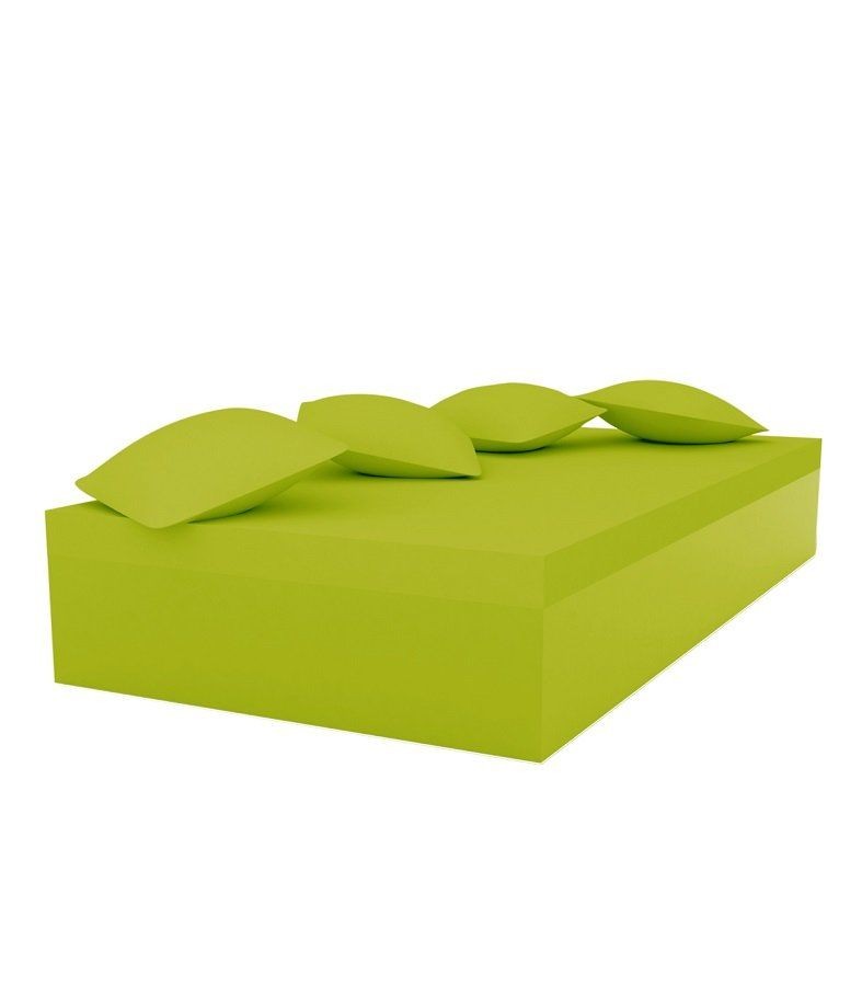 Vondom Quadrat Bed 240X120X40  - Lacquered Pistachio--26