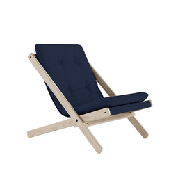 Karup Design Boogie Liegestuhl: 200 Raw - 737 Navy--6