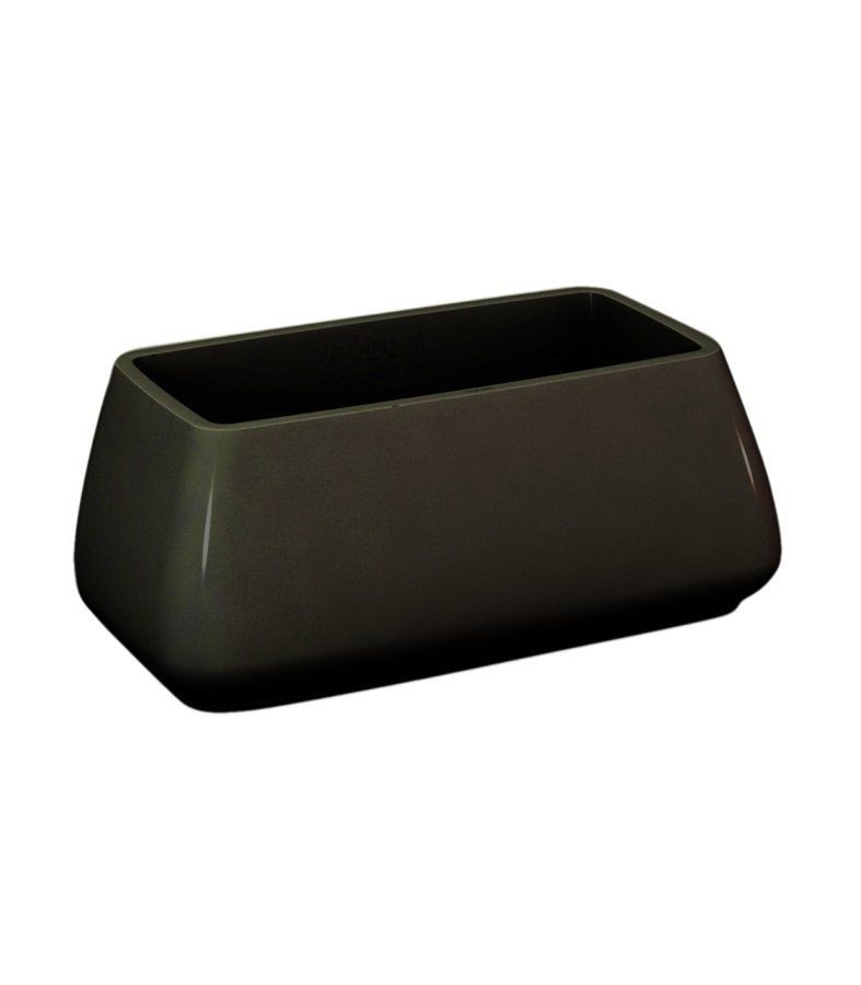 Vondom Planter Low - Lacquered Anthracite--27