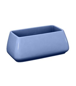 Vondom Planter Low - Lacquered Navy--20