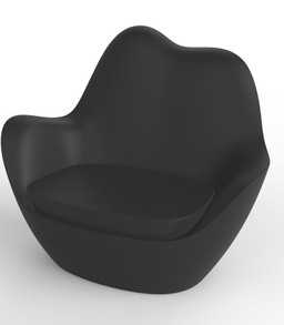 Vondom Sabinas Lounge Chair - Basic Anthracite--2