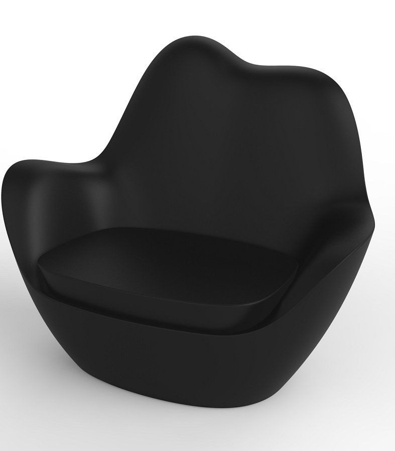 Vondom Sabinas Lounge Chair - Basic Black--11