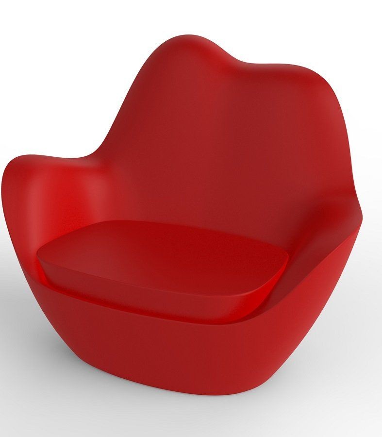 Vondom Sabinas Lounge Chair - Basic Red --12