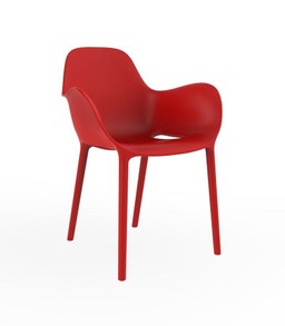 Vondom Sabinas Armchair - BASIC PP RED--3