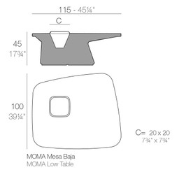 Vondom Moma Coffee Table--3