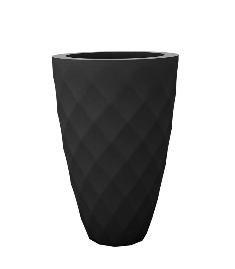 Vondom Vases Planter Ø65X100 - Basic Anthracite--3