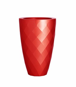 Vondom Vases Planter Ø65X100 - Lacquered Red--25