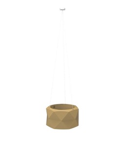 Vondom Marquis Hanging Planter Ø50x26 - Basic Beige--4