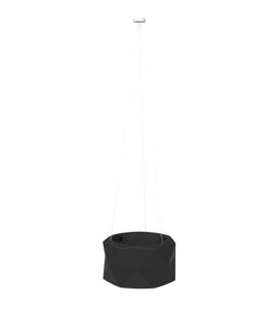 Vondom Marquis Hanging Planter Ø50x26 - Basic Black--12