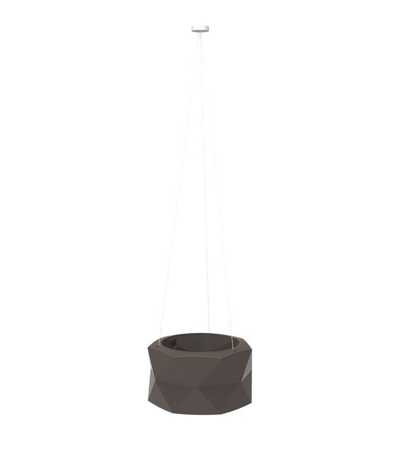 Vondom Marquis Hanging Planter Ø50x26 - Lacquered Bronze--19