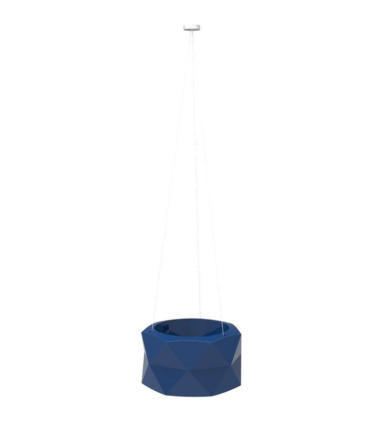 Vondom Marquis Hanging Planter Ø50x26 - Lacquered Navy--24