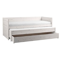 Lifetime Cabin Bed With Guest Bed - Kojenbett Mit Gästebett: Whitewash-Delux Lattenrost--0