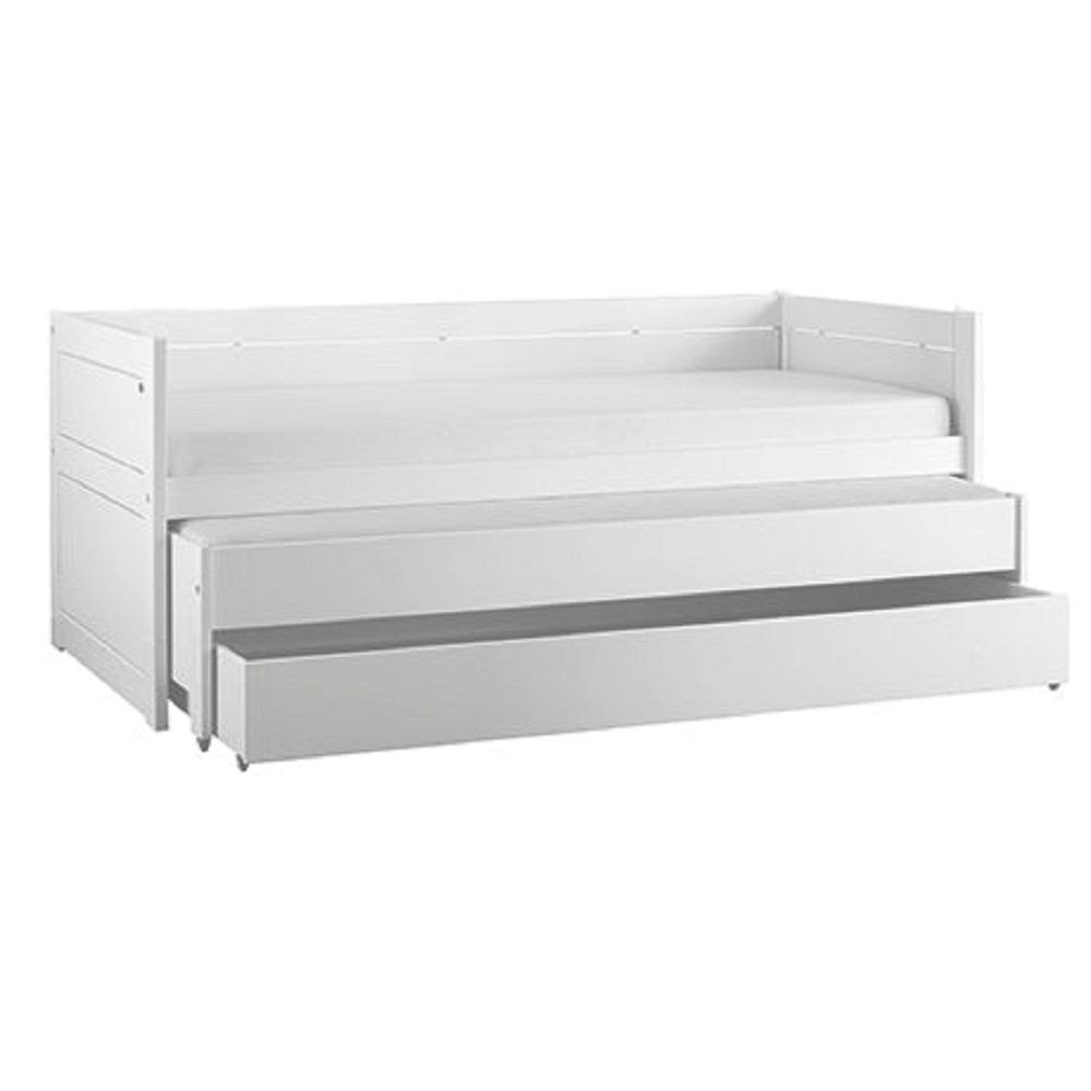 Lifetime Cabin Bed With Guest Bed - Kojenbett Mit Gästebett: White-Delux Lattenrost--1