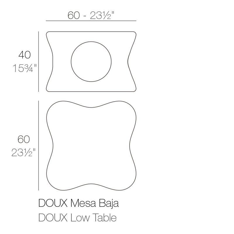 Vondom Doux Coffee Table --3