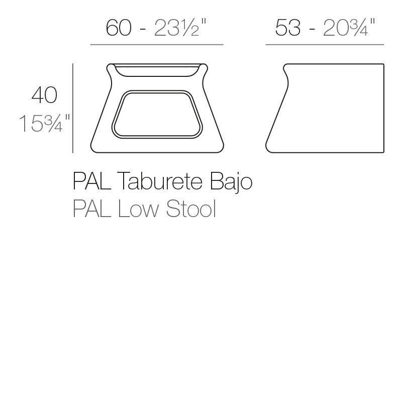 Vondom Pal Table/Stool--2