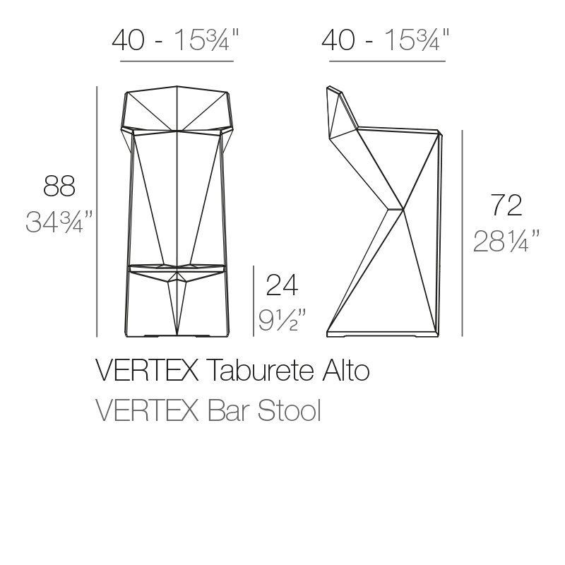 Vondom Vertex Bar Stool --2